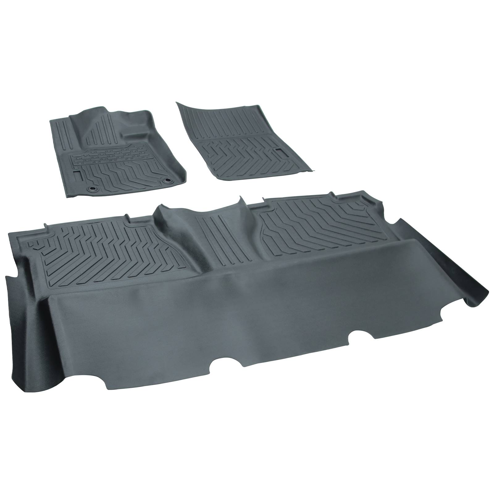 Durable All Weather Car Floor Mats for 2014-2021 Tundra Double Cab Crew Max - Image 4