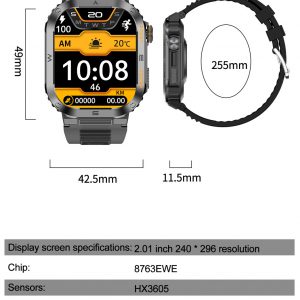 Versatile Waterproof Alarm Clock with Large Dial - Smart Reminder Watch