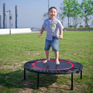 40 Inch Mini Exercise Trampoline - Indoor Fitness Rebounder with Safety Pad