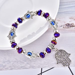 Devil's Eye Beaded Bracelet - Stylish Protection with Unique Charm