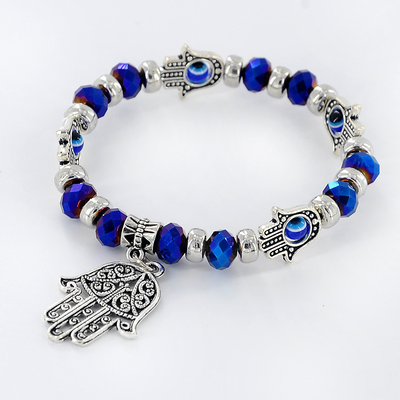 Devil's Eye Beaded Bracelet - Stylish Protection with Unique Charm - Image 2