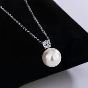 S925 Sterling Silver Elegant Light Luxury Pearl Necklace for Timeless Style