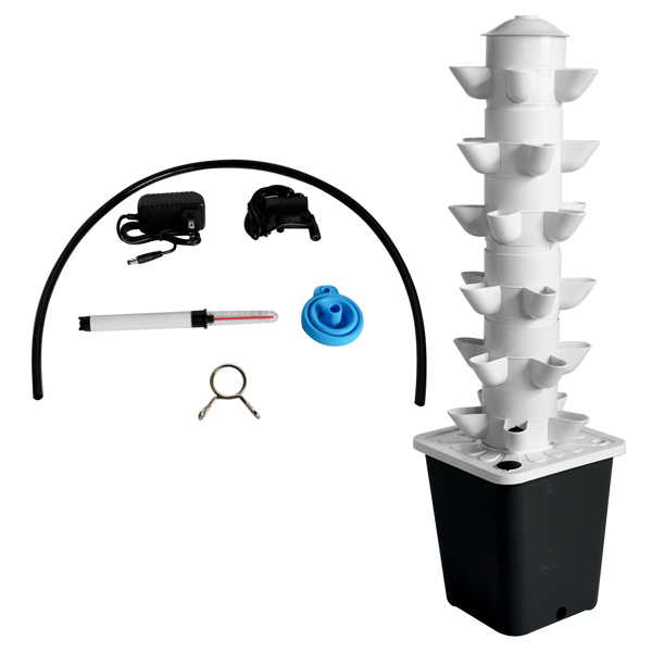 Enhanced Black Hydroponic Planting System for Thriving Indoor Gardening - Image 2
