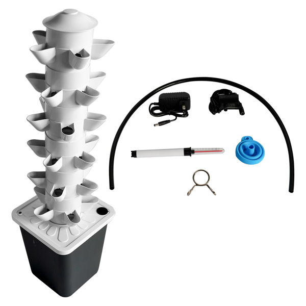 Enhanced Black Hydroponic Planting System for Thriving Indoor Gardening - Image 3