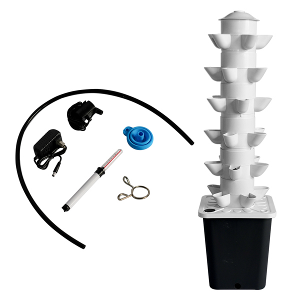 Enhanced Black Hydroponic Planting System for Thriving Indoor Gardening - Image 5