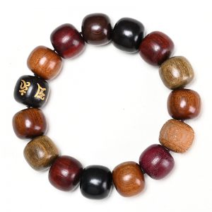 National Style 108-Piece Wooden Beaded Bracelet Set - Stylish & Unique