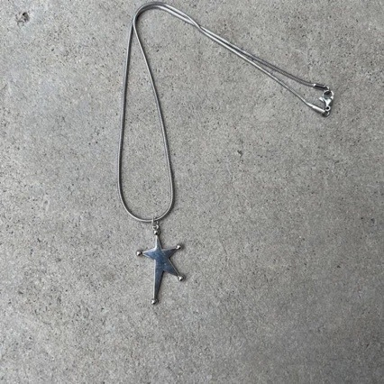 Dark Cross Star Love Titanium Steel Snake Bone Necklace - Unique and Stylish Jewelry - Image 5