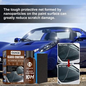 Premium Plated Crystal Nano Coating for Automotive Glass Protection