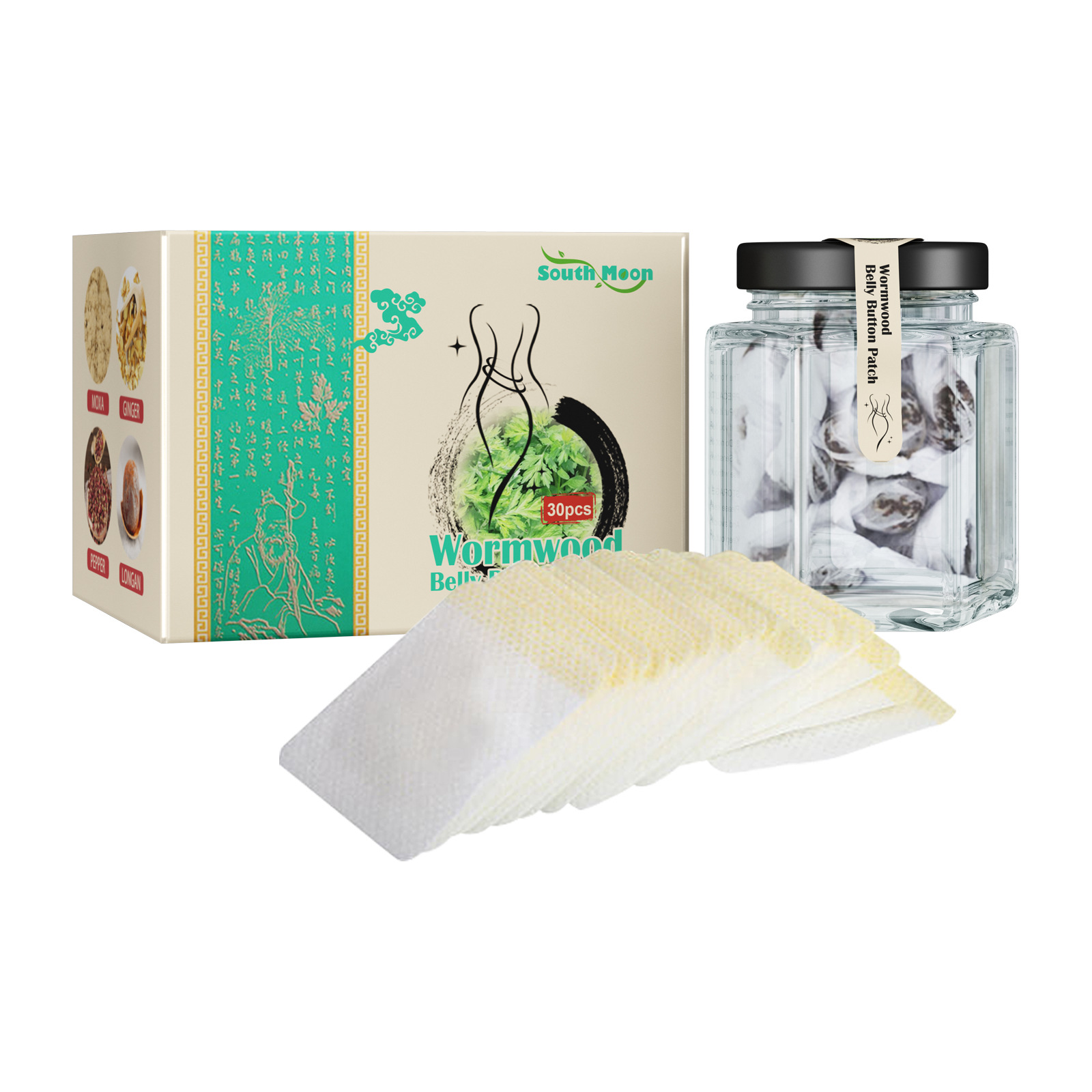 South Moon Detox Herbal Weight Loss Patch for Effective Abdominal Slimming - Image 6