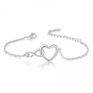 Heart-Shaped Bracelet - Versatile Fashion Jewelry Gift for Girlfriend on Valentine's Day