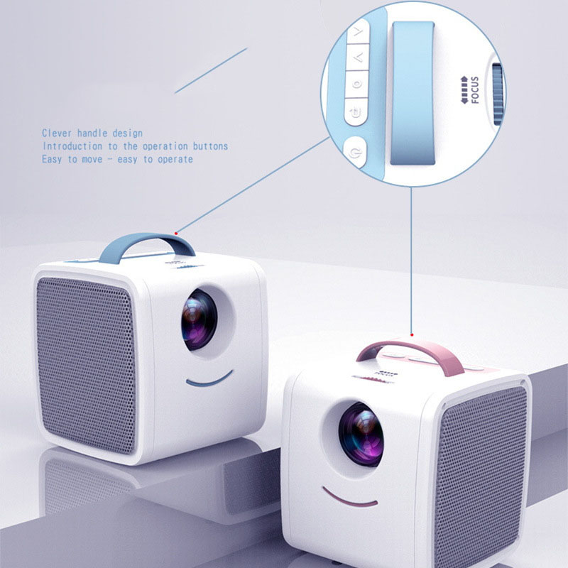 Portable LED Home Projector for Kids - Supports HD 1080P Quality - Image 2