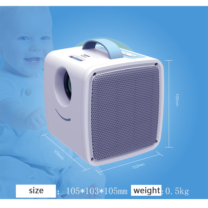 Portable LED Home Projector for Kids - Supports HD 1080P Quality - Image 3