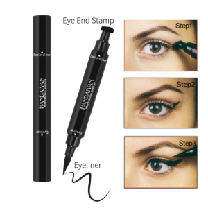Double-Ended Triangle Seal Eyeliner - 2-in-1 Waterproof Double-Headed Eyeliner