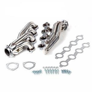 Exhaust Header for Chevy LS1 LS2 LS3 LS6 LS7 Shorty Chevelle Camaro - Available on Amazon & Temu