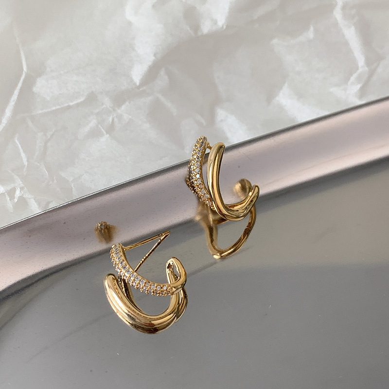 Vintage Zircon-Embedded Earrings for Timeless Elegance - Image 5