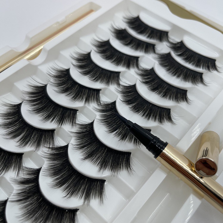 10 Pairs of Long-lasting, Waterproof Magnetic False Eyelashes - Non-bleaching Quality - Image 3