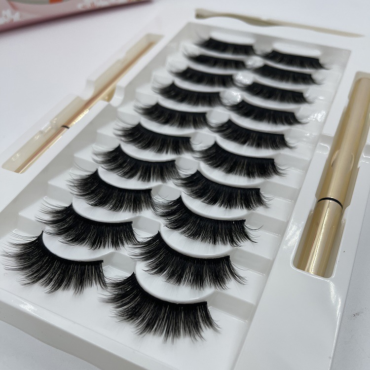 10 Pairs of Long-lasting, Waterproof Magnetic False Eyelashes - Non-bleaching Quality - Image 5