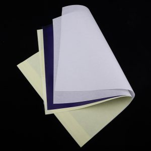 A4 Tattoo Transfer Paper - Quadruple Copy for Clear Hand Drawings with Transfer Paste Gel