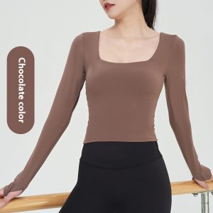 Nude Feel Yoga Top for Autumn and Winter - Comfortable & Stylish Activewear
