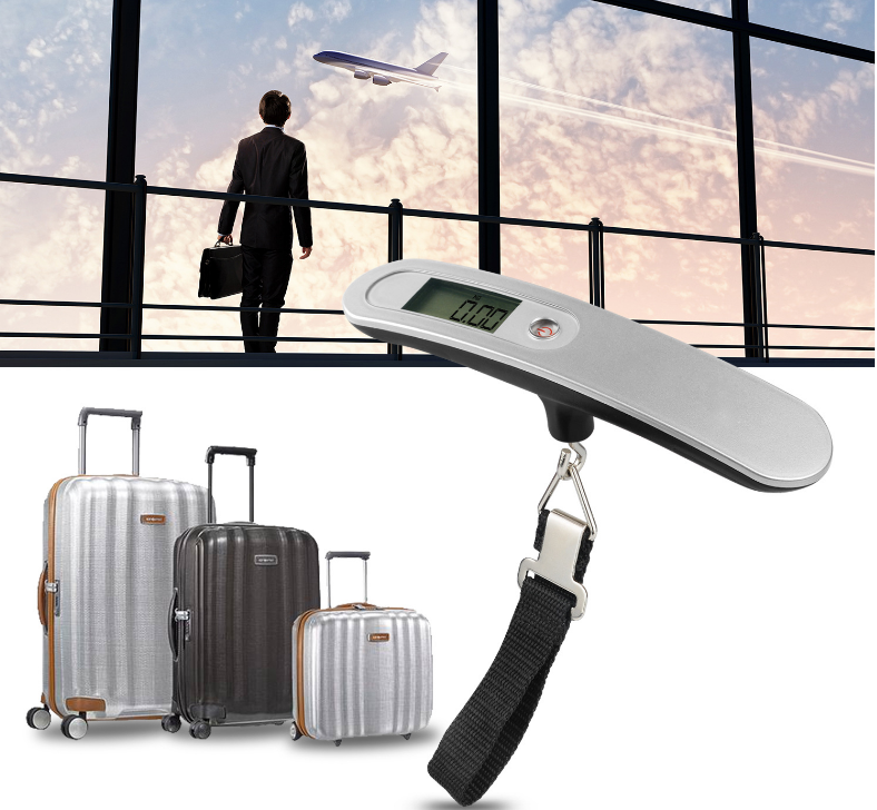 Portable Electronic Baggage Scale 50kg - Compact Travel T Scale for Outdoor Use