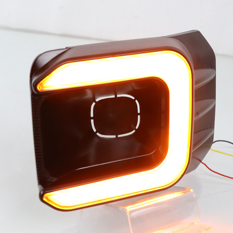 Toyota Hilux Yellow Two-Color Low Profile Daytime Running Lights for Enhanced Visibility - Image 2
