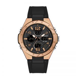 Men's Waterproof Dual Display Luminous Sports Watch for Couples - Stylish & Functional