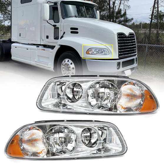 Premium Headlight Assembly for Semi Trucks - Enhance Visibility & Safety