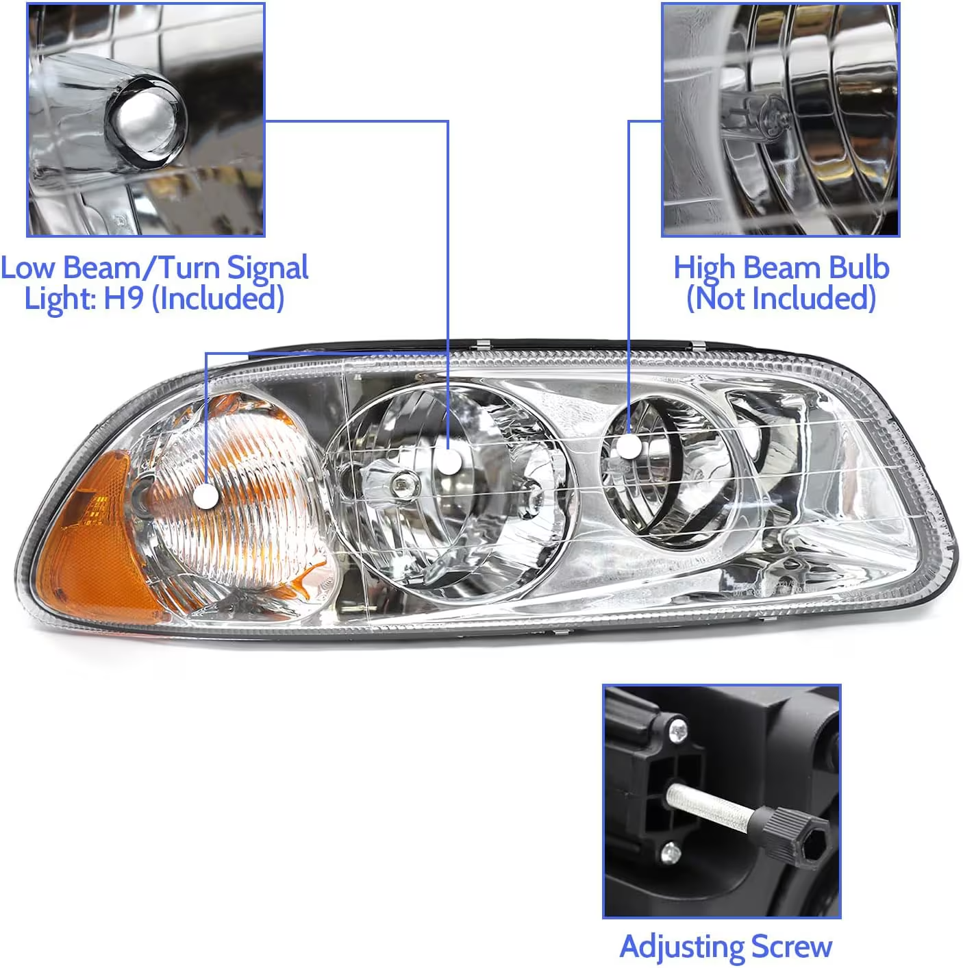 Premium Headlight Assembly for Semi Trucks - Enhance Visibility & Safety - Image 5