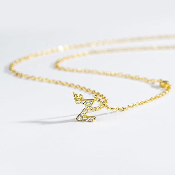 Luxury Gold Color A-Z Initials Necklace for Women - Cute CZ Pendant Fashion Jewelry Gift for Parties and Weddings - Image 21