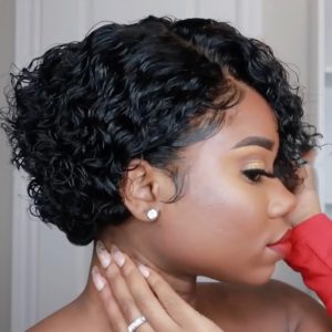 European and American Women's Short Curly Hair Wigs - Stylish & Trendy